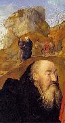 Sts Anthony and Thomas with Tommaso Portinari Hugo van der Goes